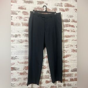 G.H. Bass & Company Dress Pants Men’s Flat Front Black Size 36x30